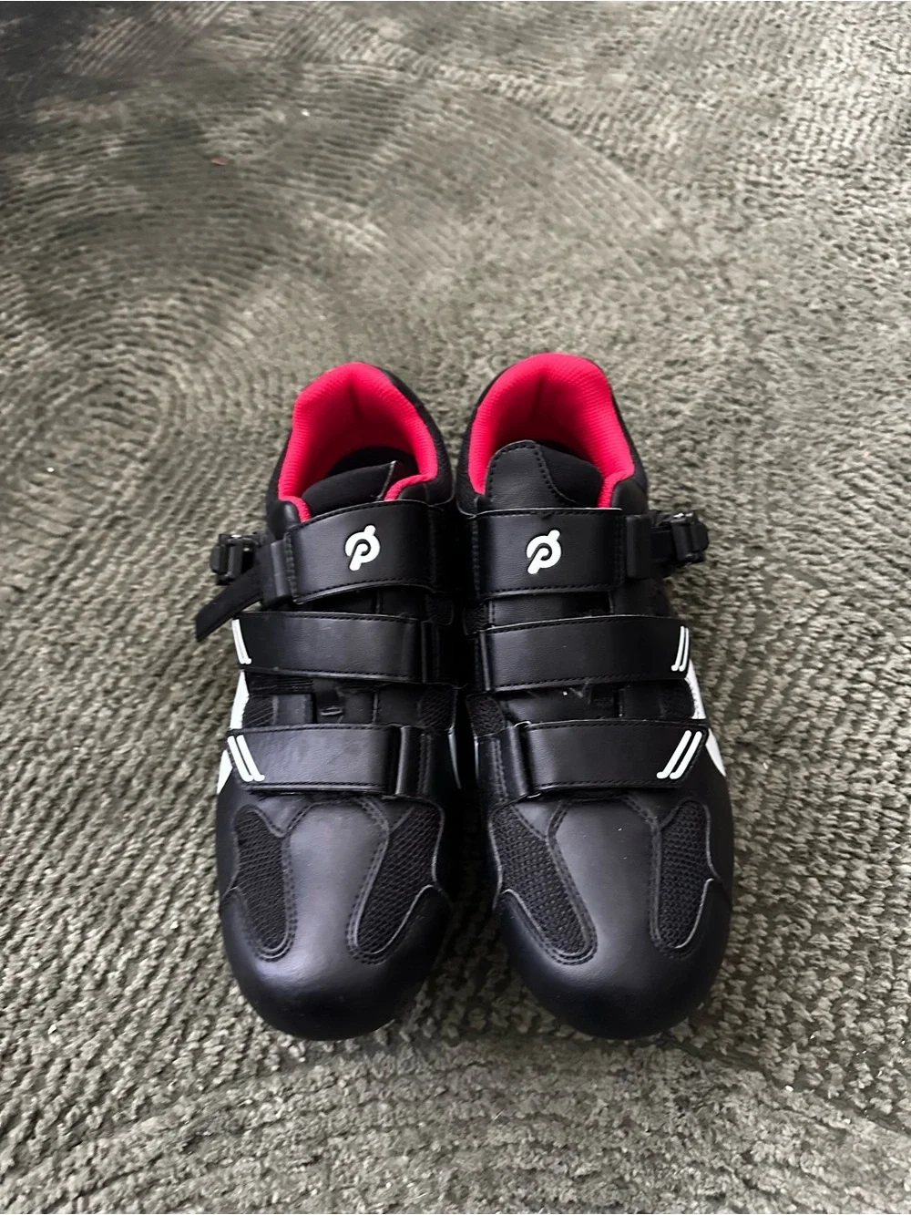 Peloton Black Cycling Shoes Size 46